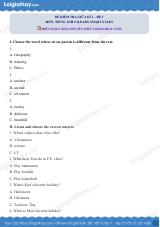 Đề thi giữa kì 1 Tiếng Anh 5 iLearn Smart Start - Đề số 3